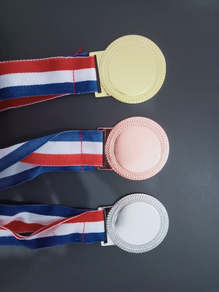 Round Medal Gold 45mm