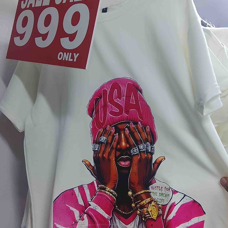 Printed Crop T-shirt