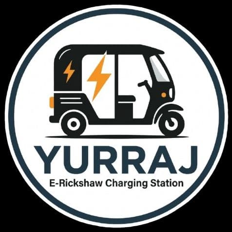 Yuraj Erickshaw Charging logo