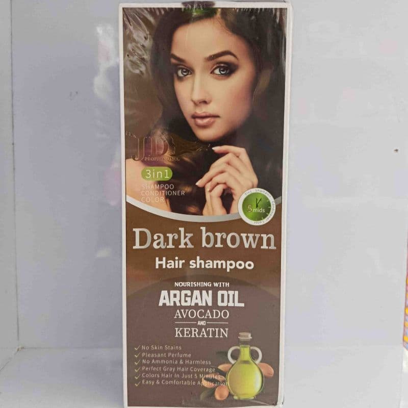 JD Dark Brown Hair Shampoo Colour Dark Brown