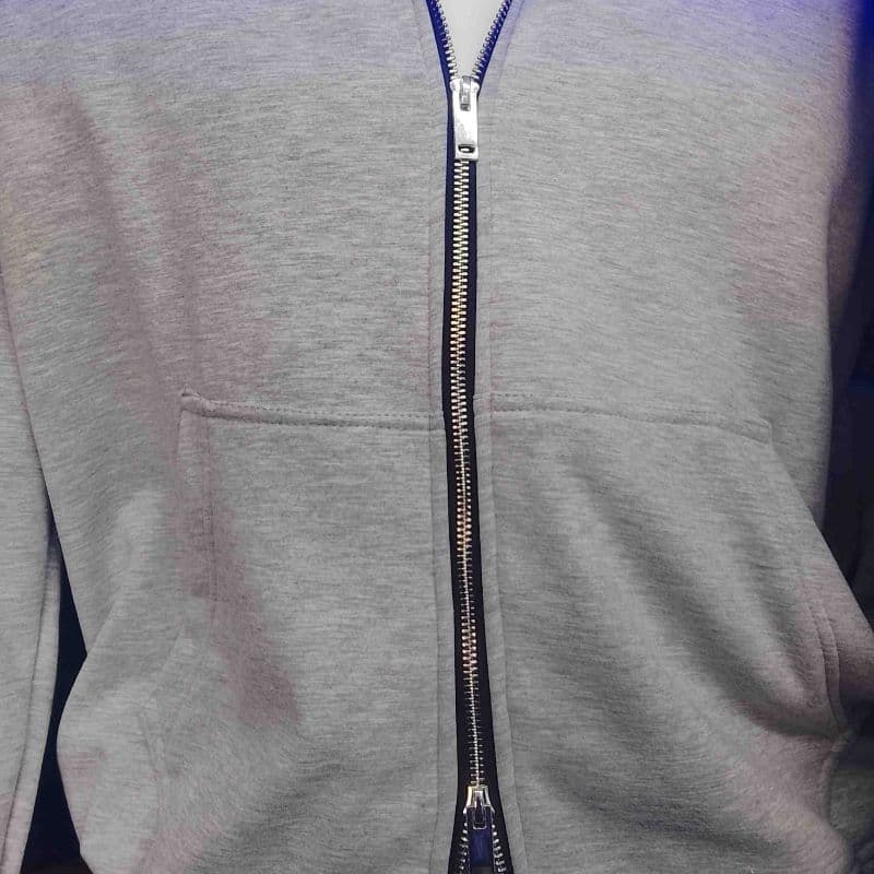 Double Zipper Hoodie With Fur