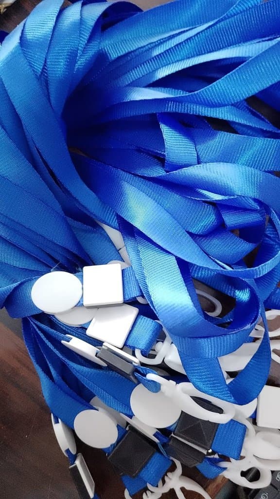 Readymade Lanyard 15mm- Blue