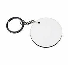 MDF Keyring Double -Circle