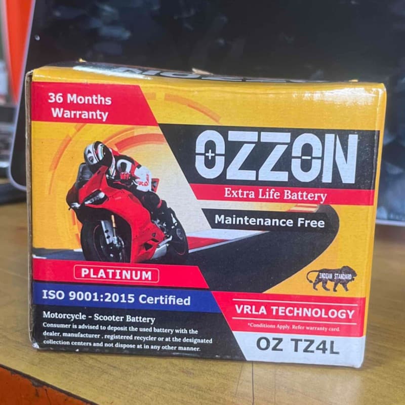 Ozzon Battry 4AM For Bike Scooters