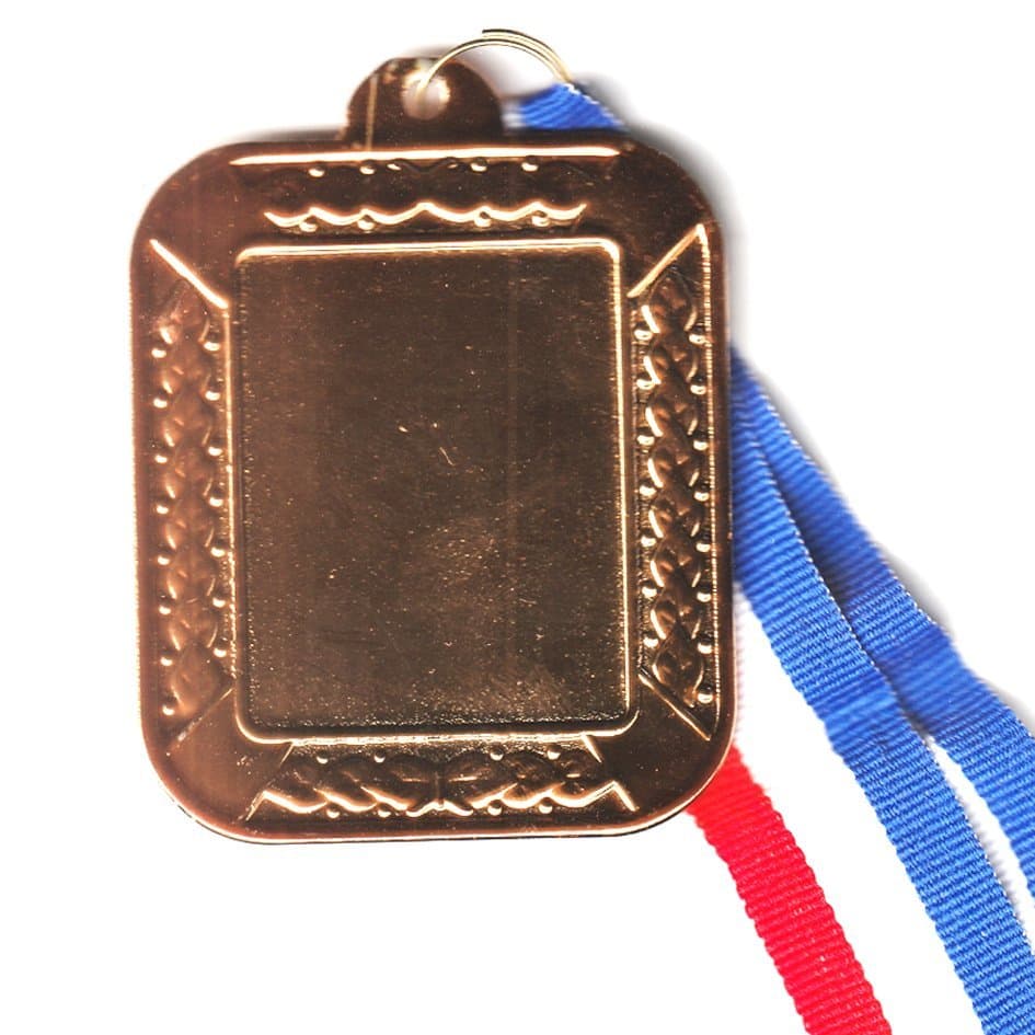 Square Medal Bronze