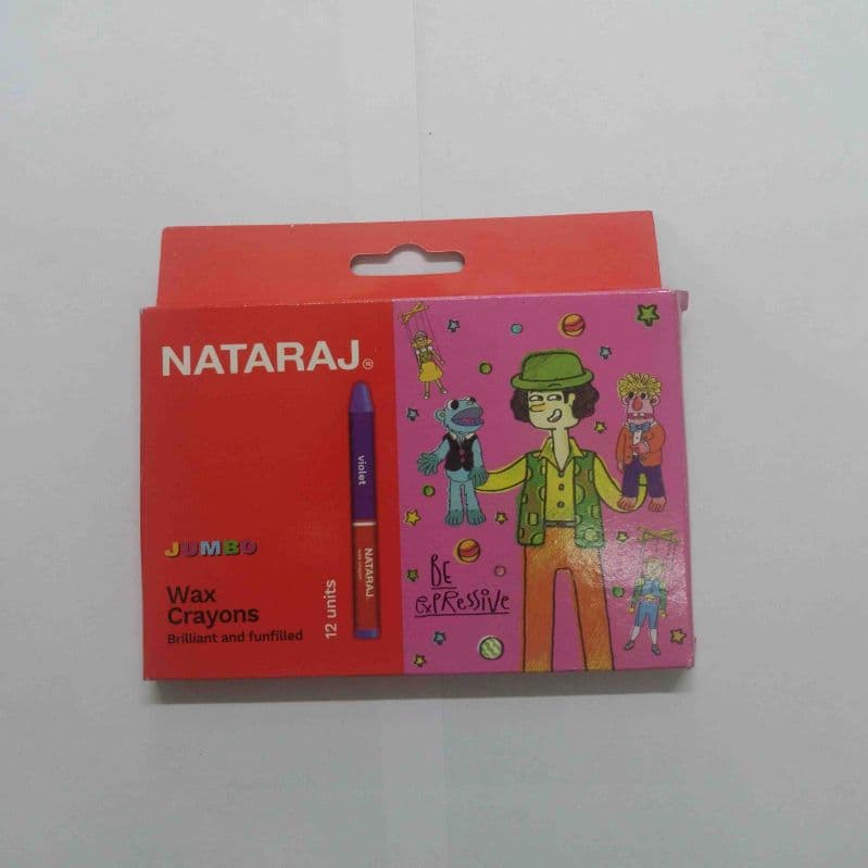 Nataraj Jumbo Wax Crayons 12units