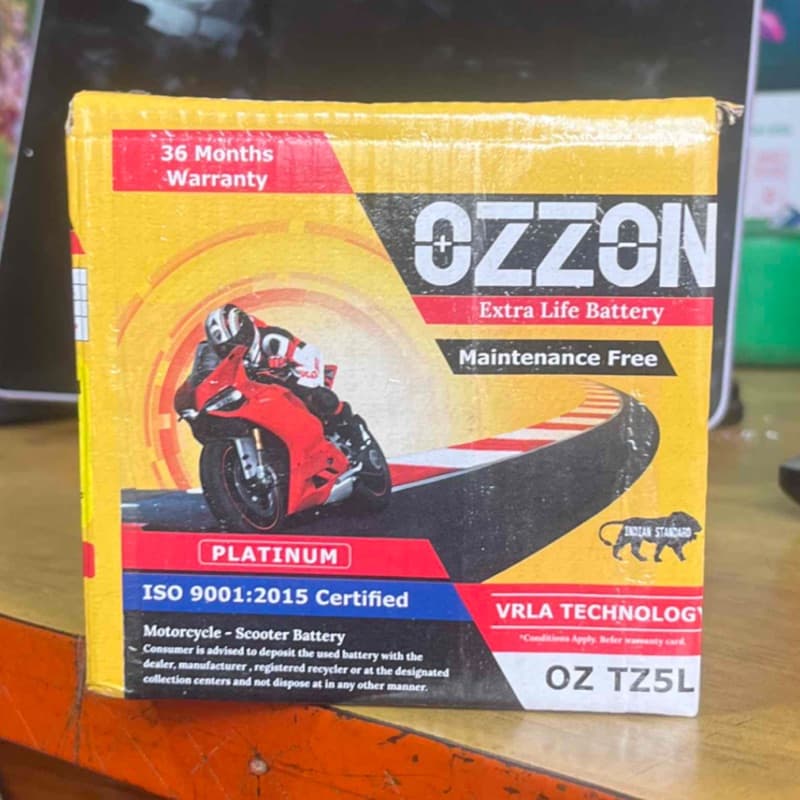 Ozzon Battry 5AM For Bike Scooters