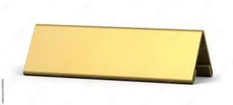 Table Name Plate 8"