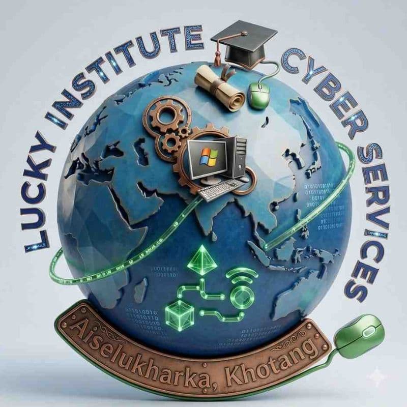 Lucky Institute And Cyber Service logo