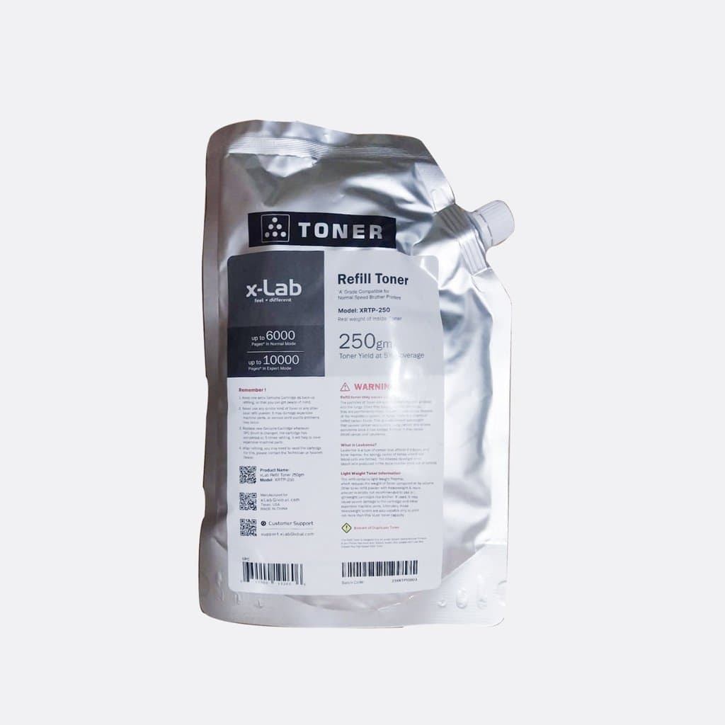 Brother Toner Refiling (Big 100gm Xlab Toner Refil)
