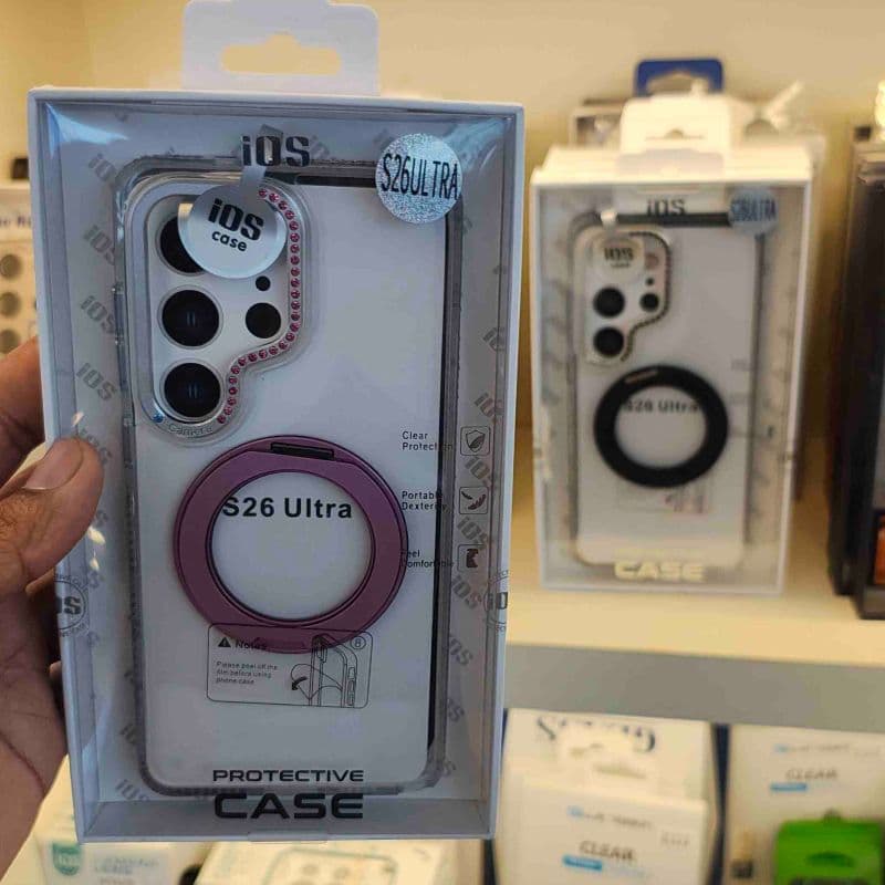 S26 Ultra Mobile Cover 360 Stand Case