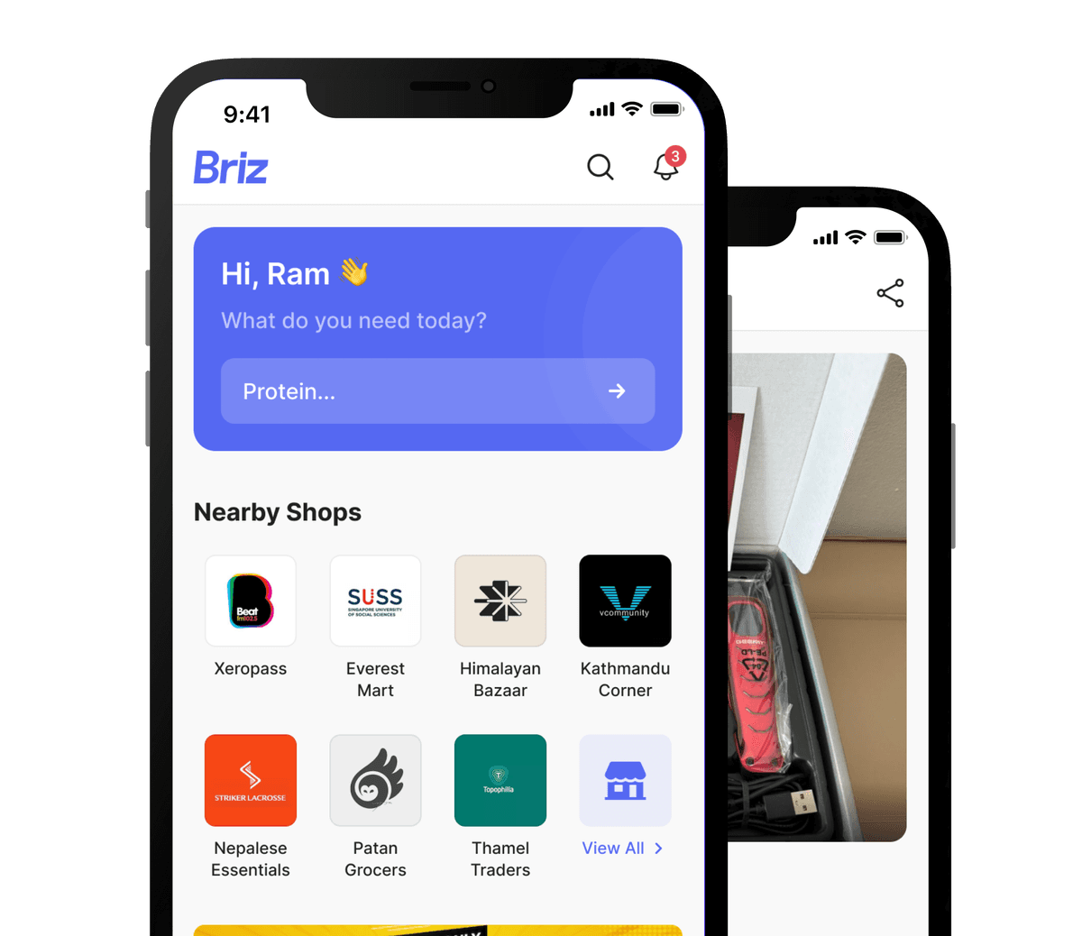 myshop app view
