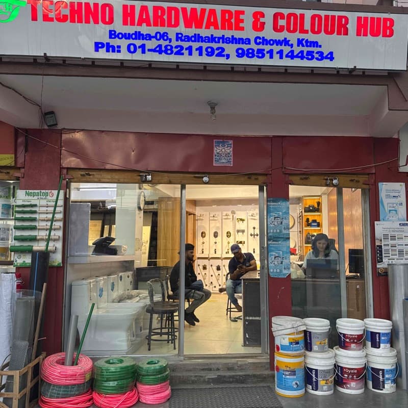 Techno Hardware And Colour Hub logo